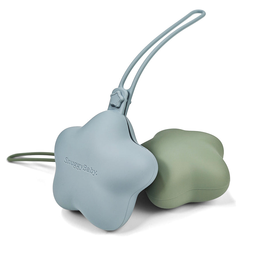 2 Pack Silicone Pacifier Holder Case