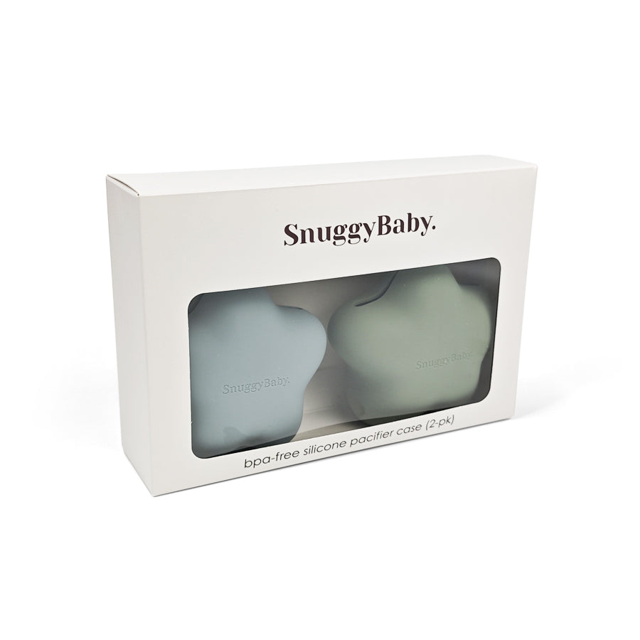 2 Pack Silicone Pacifier Holder Case