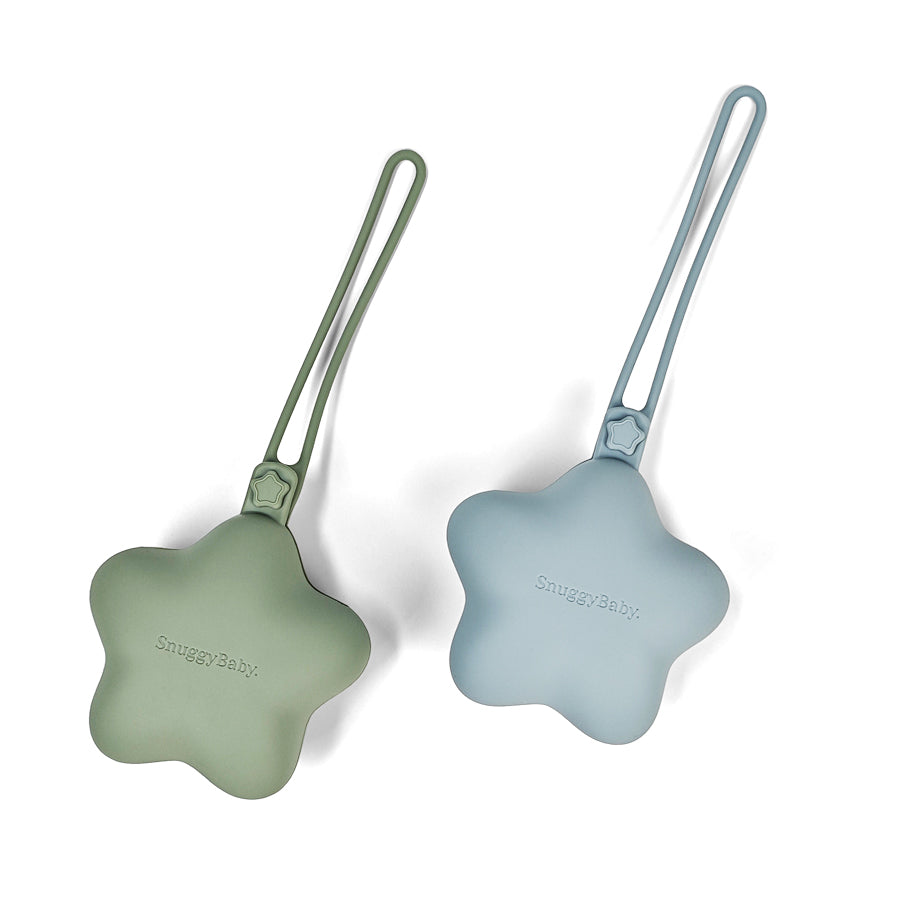 2 Pack Silicone Pacifier Holder Case