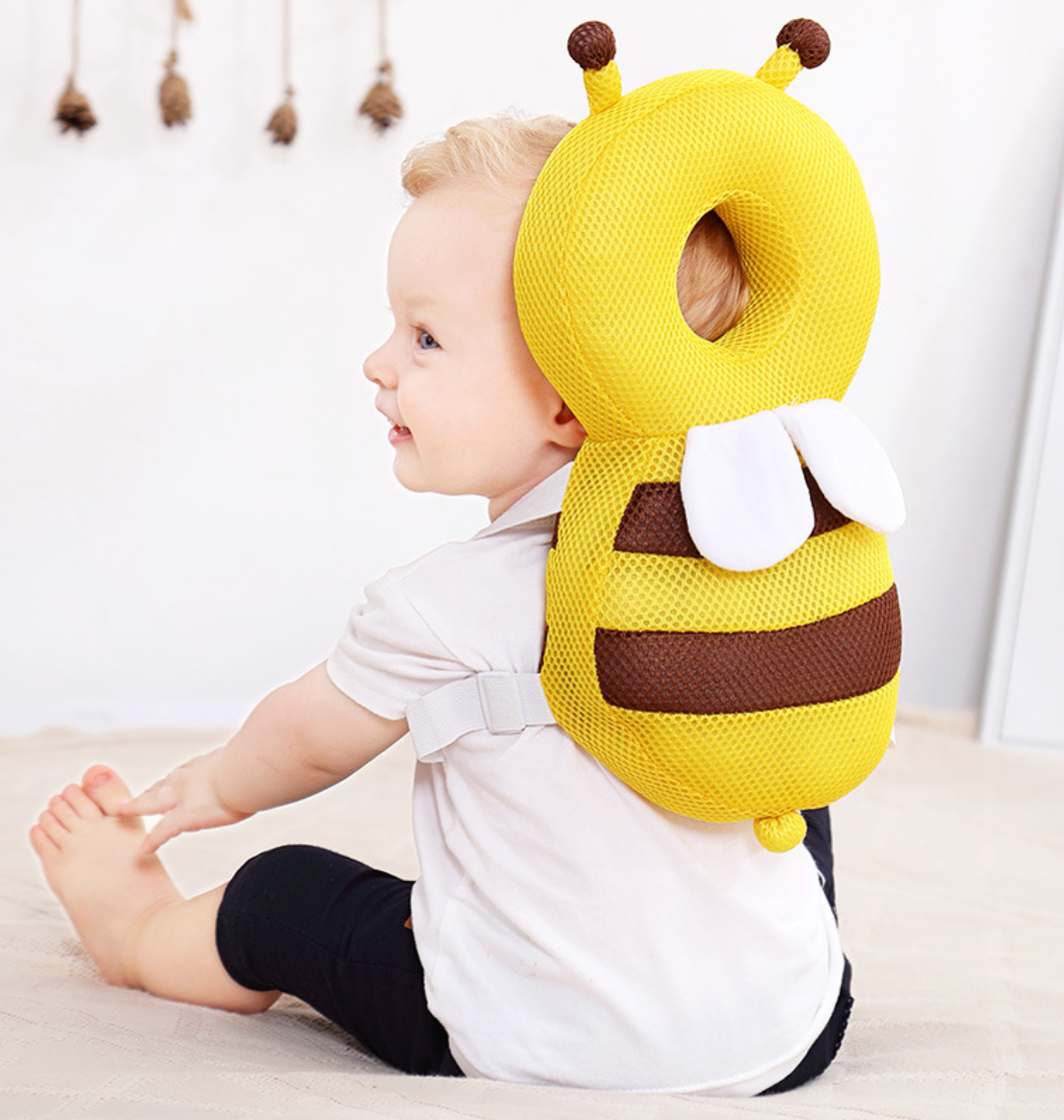 Baby Bee Cotton 6+ Months Head & Back Safety Pillow Lightweight Pads - Prevents Baby Backward Fall