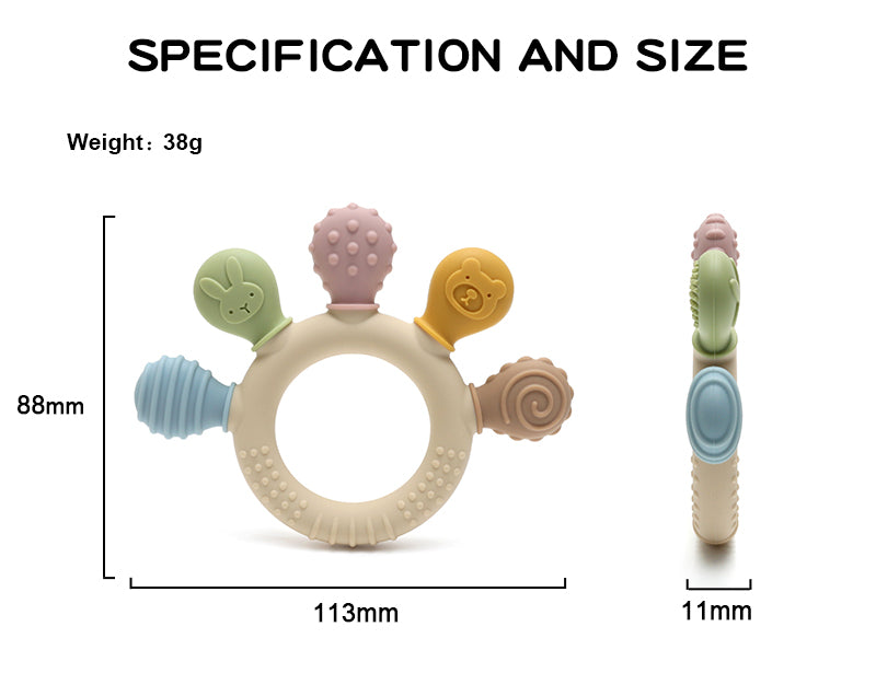 Baby Teether 3-12 Months